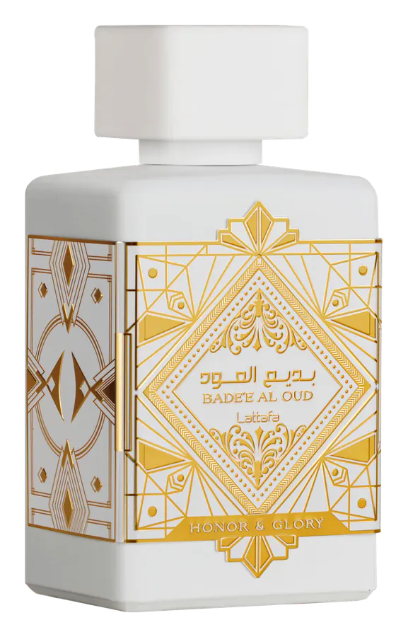 Botella de Lattafa Bade'e Al Oud Honor & Glory