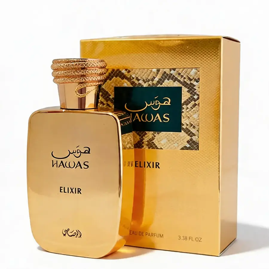 Caja de Rasasi Hawas Elixir, 100 ml